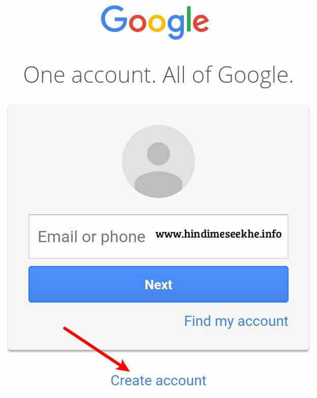 Create Google Account